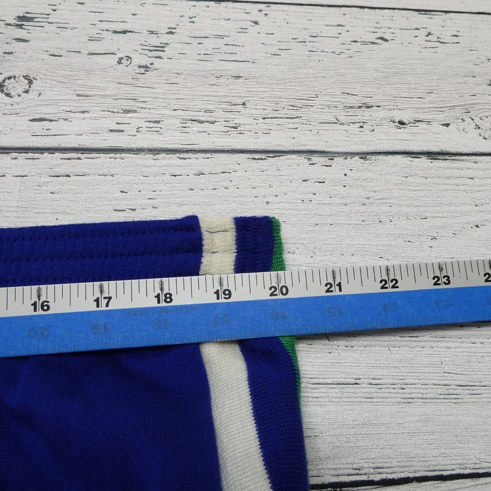 VINTAGE Izod Lacoste Tracksuit Mens XL Blue Acrylic Full Zip Embroidered Logo 80 - Picture 10 of 13